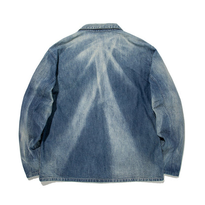 バウワウ BW241-UADJ US ARMY M40 DENIM JACKET INDIGO AGEING M40デニムジャケット インディゴ メンズ