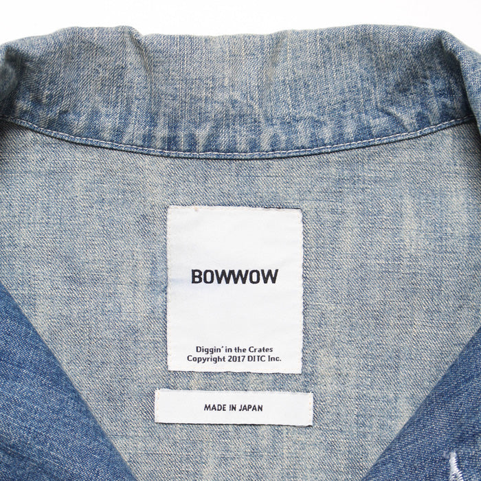 バウワウ BW241-UADJ US ARMY M40 DENIM JACKET INDIGO AGEING M40デニムジャケット インディゴ メンズ