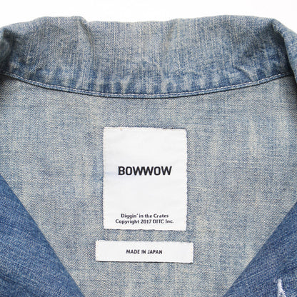 バウワウ BW241-UADJ US ARMY M40 DENIM JACKET INDIGO AGEING M40デニムジャケット インディゴ メンズ