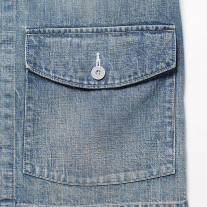 バウワウ BW241-UADJ US ARMY M40 DENIM JACKET INDIGO AGEING M40デニムジャケット インディゴ メンズ