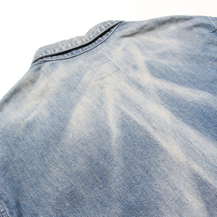 バウワウ BW241-UADJ US ARMY M40 DENIM JACKET INDIGO AGEING M40デニムジャケット インディゴ メンズ