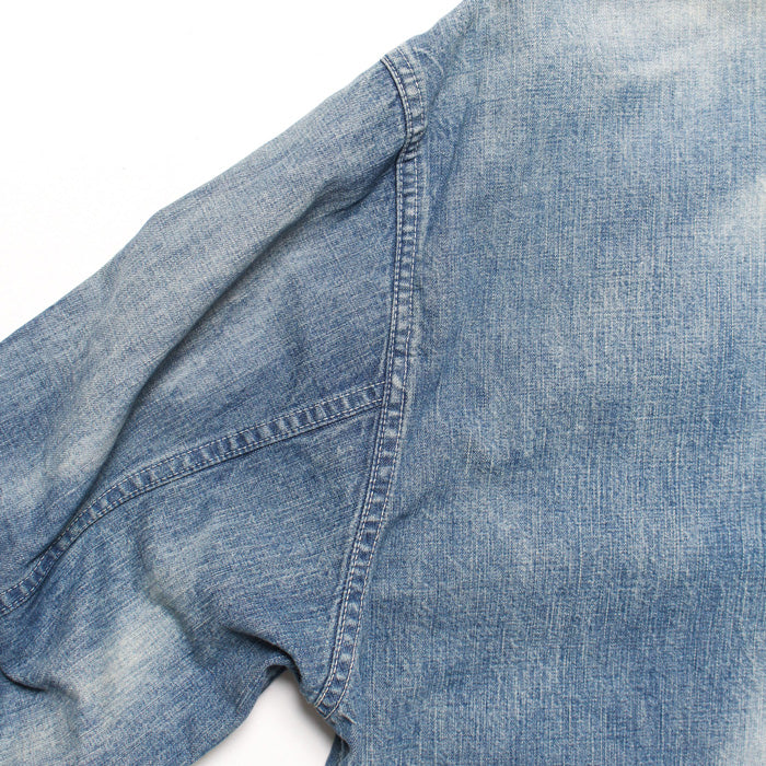 バウワウ BW241-UADJ US ARMY M40 DENIM JACKET INDIGO AGEING M40デニムジャケット インディゴ メンズ
