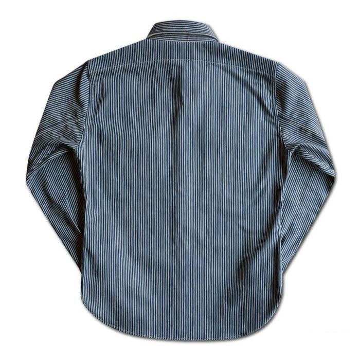 デラックスウエア HV-01 HICKORY NEL SHIRT ヒッコリー ネルシャツ メンズ 長袖 ワーク シャツ