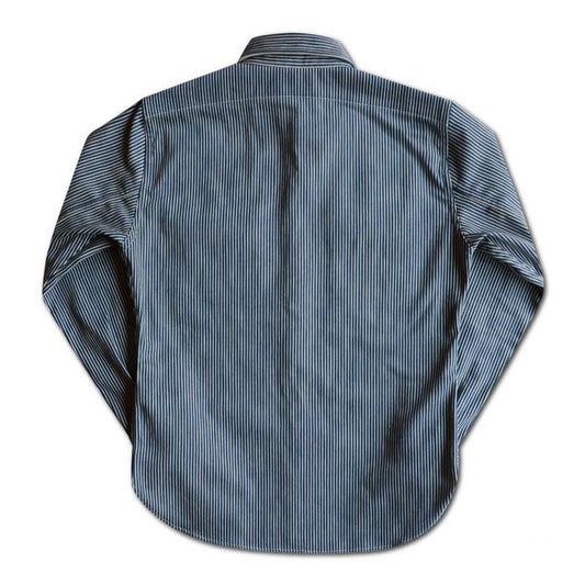 デラックスウエア HV-01 HICKORY NEL SHIRT ヒッコリー ネルシャツ メンズ 長袖 ワーク シャツ
