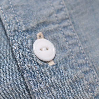 バウワウ BW241-CSSA CHAMBRAY SHIRTS SUNBURN AGEING INDIGO SUNBURN AGEING デニム シャンブレーシャツ インディゴ メンズ