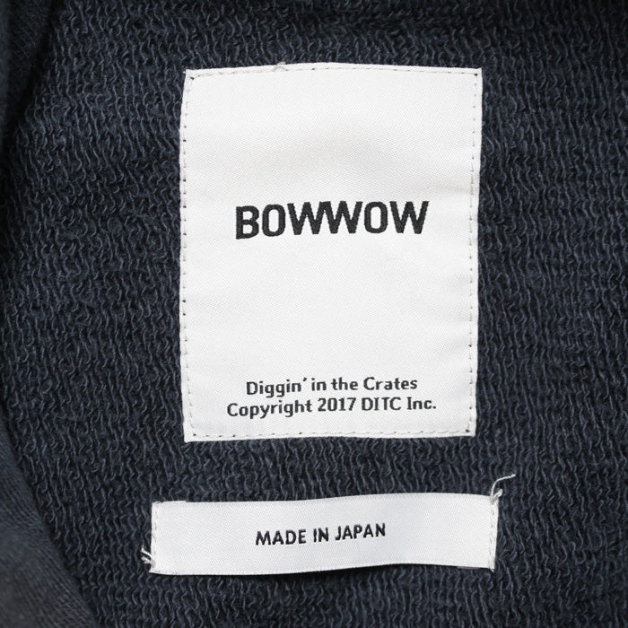 バウワウ BW241-GSH GALAXY SYRUP HOODIE BLACK AGEING ブラックフーディー パーカー ブラック メンズ