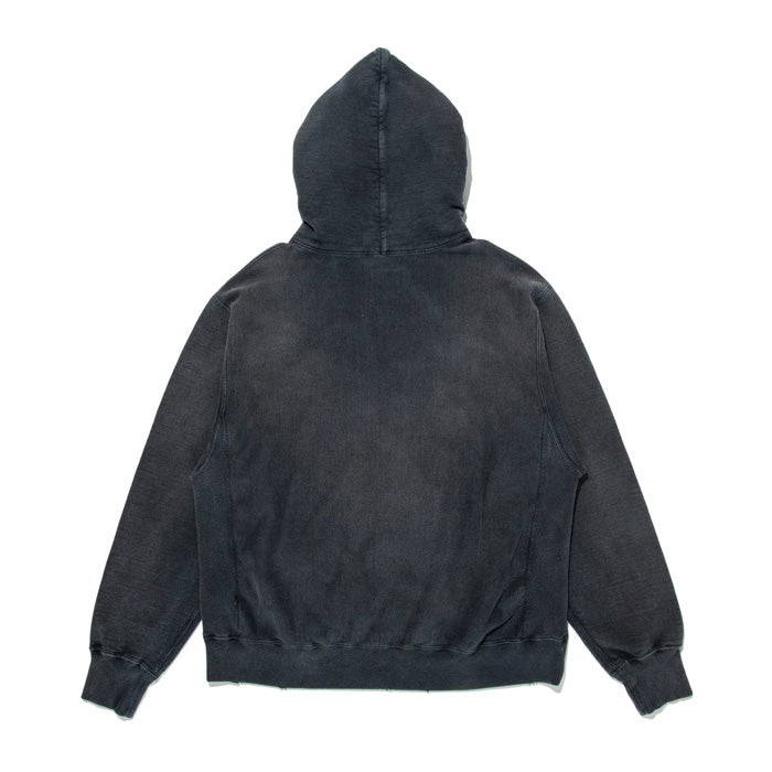 バウワウ BW241-GSH GALAXY SYRUP HOODIE BLACK AGEING ブラックフーディー パーカー ブラック メンズ