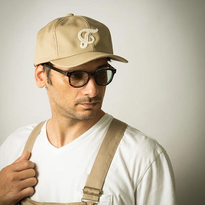 ミスターファットマン 5231002 F CHAIN STITCH BB CAP ベージュ メンズ キャップ 帽子