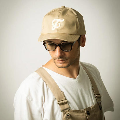 ミスターファットマン 5231002 F CHAIN STITCH BB CAP ベージュ メンズ キャップ 帽子