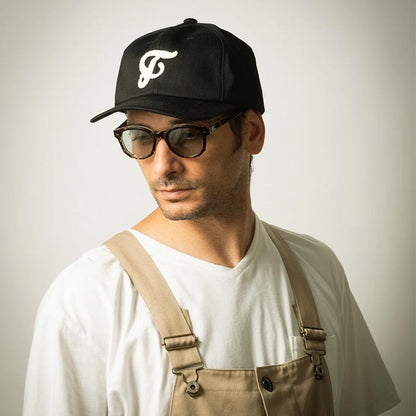 ミスターファットマン 5231002 F CHAIN STITCH BB CAP ブラック メンズ キャップ 帽子