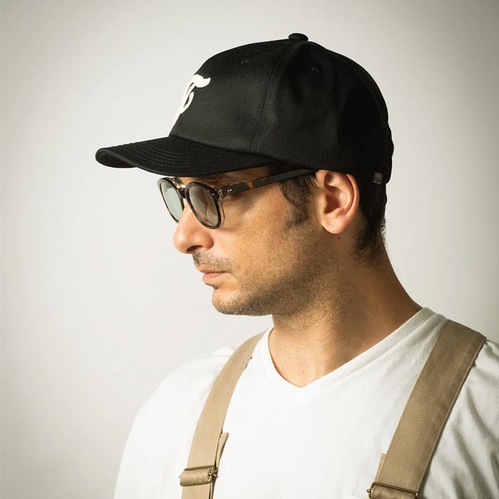 ミスターファットマン 5231002 F CHAIN STITCH BB CAP ブラック メンズ キャップ 帽子