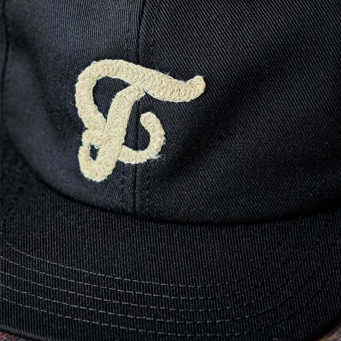 ミスターファットマン 5231002 F CHAIN STITCH BB CAP ブラック メンズ キャップ 帽子
