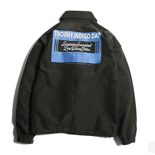 トロフィークロージング Indigo Day Spring Warm Up Jacket スプリングジャケット ノンウォッシュ OLIVE