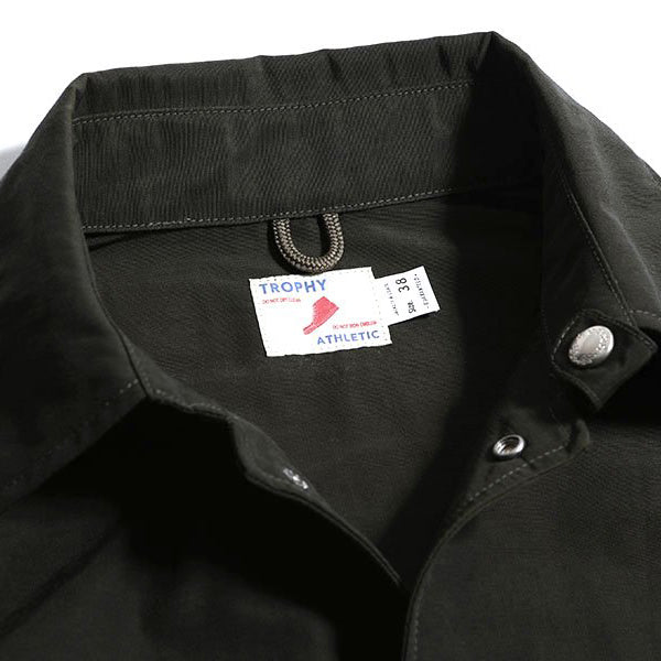 トロフィークロージング Indigo Day Spring Warm Up Jacket スプリングジャケット ノンウォッシュ OLIVE