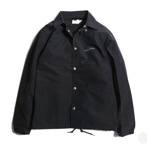 トロフィークロージング Indigo Day Spring Warm Up Jacket スプリングジャケット ノンウォッシュ BLACK