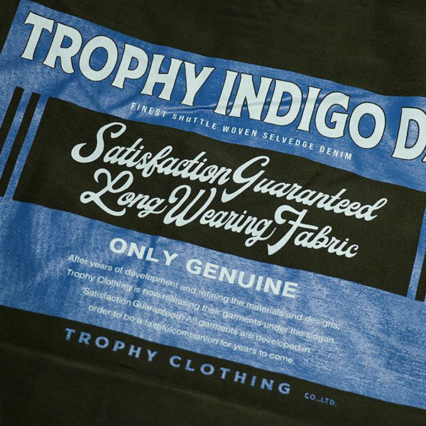 トロフィークロージング Indigo Day Spring Warm Up Jacket スプリングジャケット ノンウォッシュ BLACK