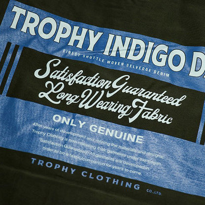 トロフィークロージング Indigo Day Spring Warm Up Jacket スプリングジャケット ノンウォッシュ BLACK