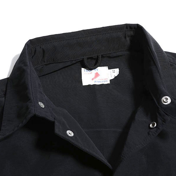 トロフィークロージング Indigo Day Spring Warm Up Jacket スプリングジャケット ノンウォッシュ BLACK