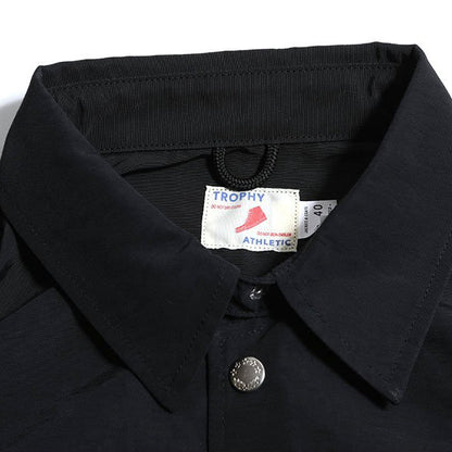 トロフィークロージング Indigo Day Spring Warm Up Jacket スプリングジャケット ノンウォッシュ BLACK