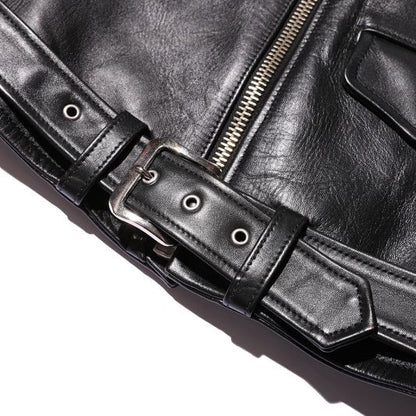ジェラード SG71428 Rebel Jacket レベルジャケット ホースハイド セミアニリンフィニッシュブラック レザージャケット