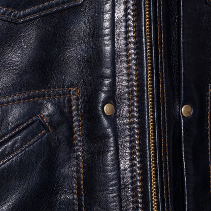 INDIGO HORSE Model 60'S DENIM ZIP JACKET ~ Spring Edition ~