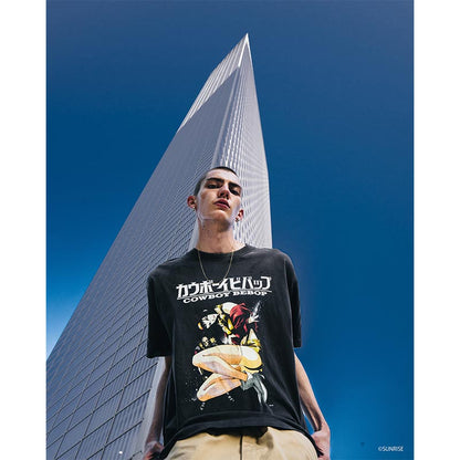 セントマイケル SM-HR8-0000-C04 CB_SS TEE / COWBOY BEBOP ブラック メンズ 半袖 プリント Tシャツ カウボーイビバップ