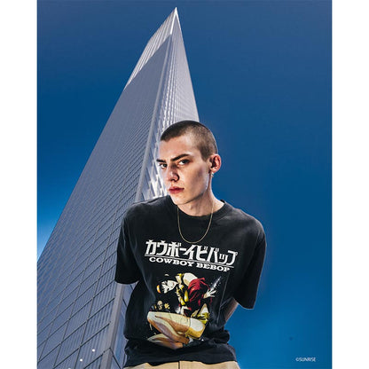セントマイケル SM-HR8-0000-C04 CB_SS TEE / COWBOY BEBOP ブラック メンズ 半袖 プリント Tシャツ カウボーイビバップ