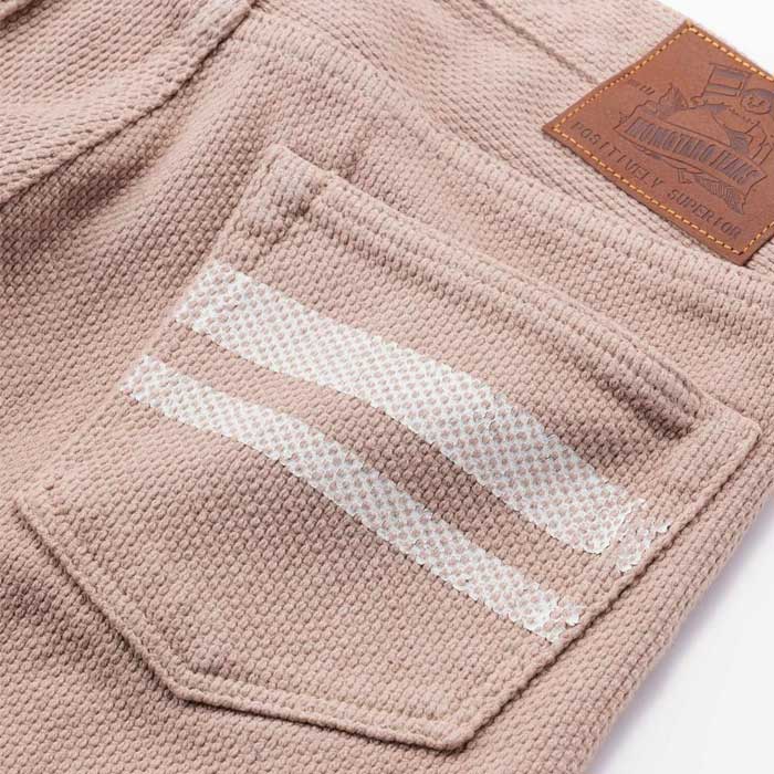 桃太郎ジーンズ MOMOTARO JEANS MPT1030M31 ヒノキ染め刺子パンツ BEI メンズ ジッ パーフライ 刺し子 デニム ジーンズ