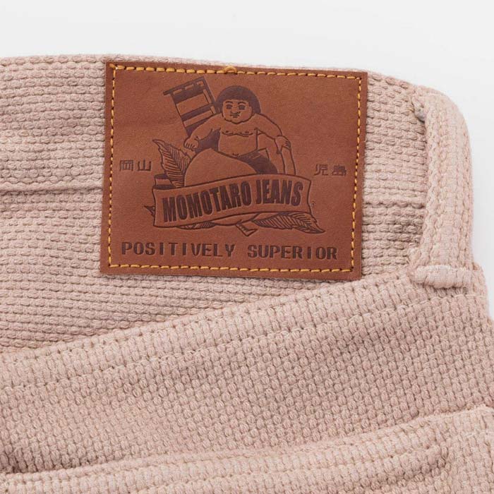 桃太郎ジーンズ MOMOTARO JEANS MPT1030M31 ヒノキ染め刺子パンツ BEI メンズ ジッ パーフライ 刺し子 デニム ジーンズ