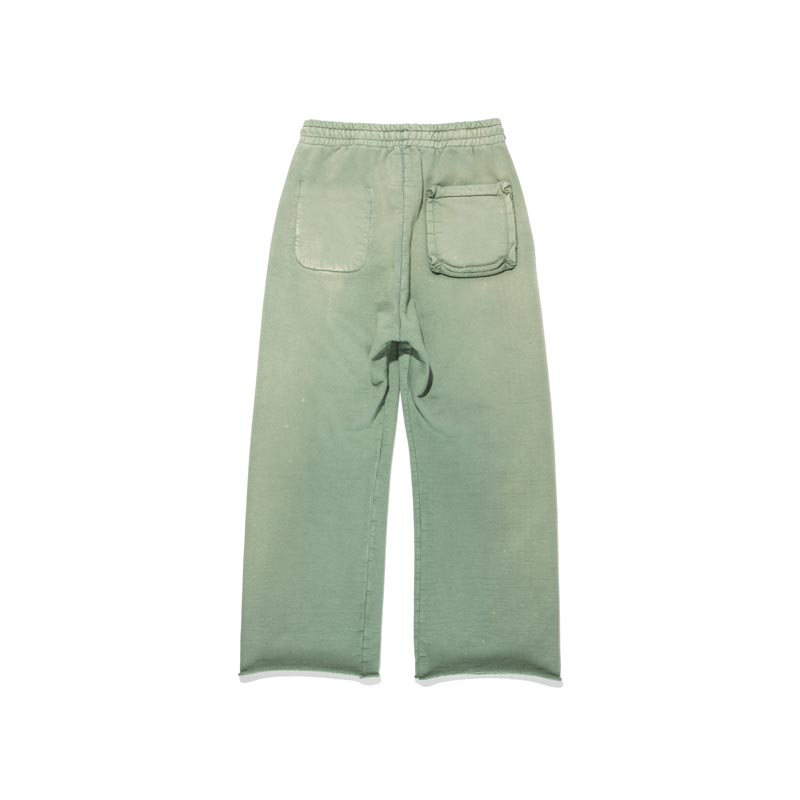 バウワウ BW251-SPA SWEATPANTS AGING グリーンエイジング メンズ スウェットパンツ