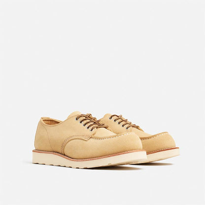 レッドウィング ICON STYLE NO.8079 Classic Moc Oxford クラシックモック オックスフォード ベージュ ラフアウト メンズ レザー ワーク ブーツ 短靴