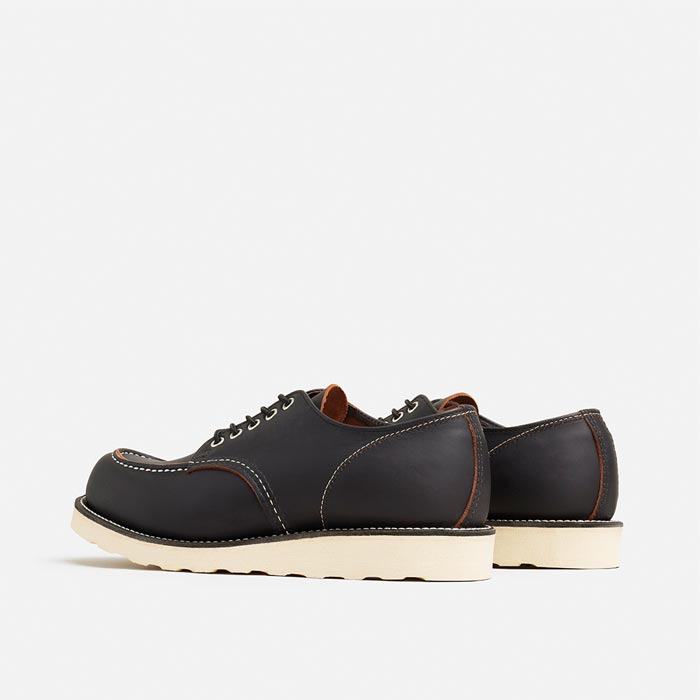 レッドウィング ICON STYLE NO.8090 Classic Moc Oxford クラシックモック オックスフォード ブラック メンズ レザー ワーク ブーツ 茶芯 短靴