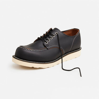 レッドウィング ICON STYLE NO.8090 Classic Moc Oxford クラシックモック オックスフォード ブラック メンズ レザー ワーク ブーツ 茶芯 短靴