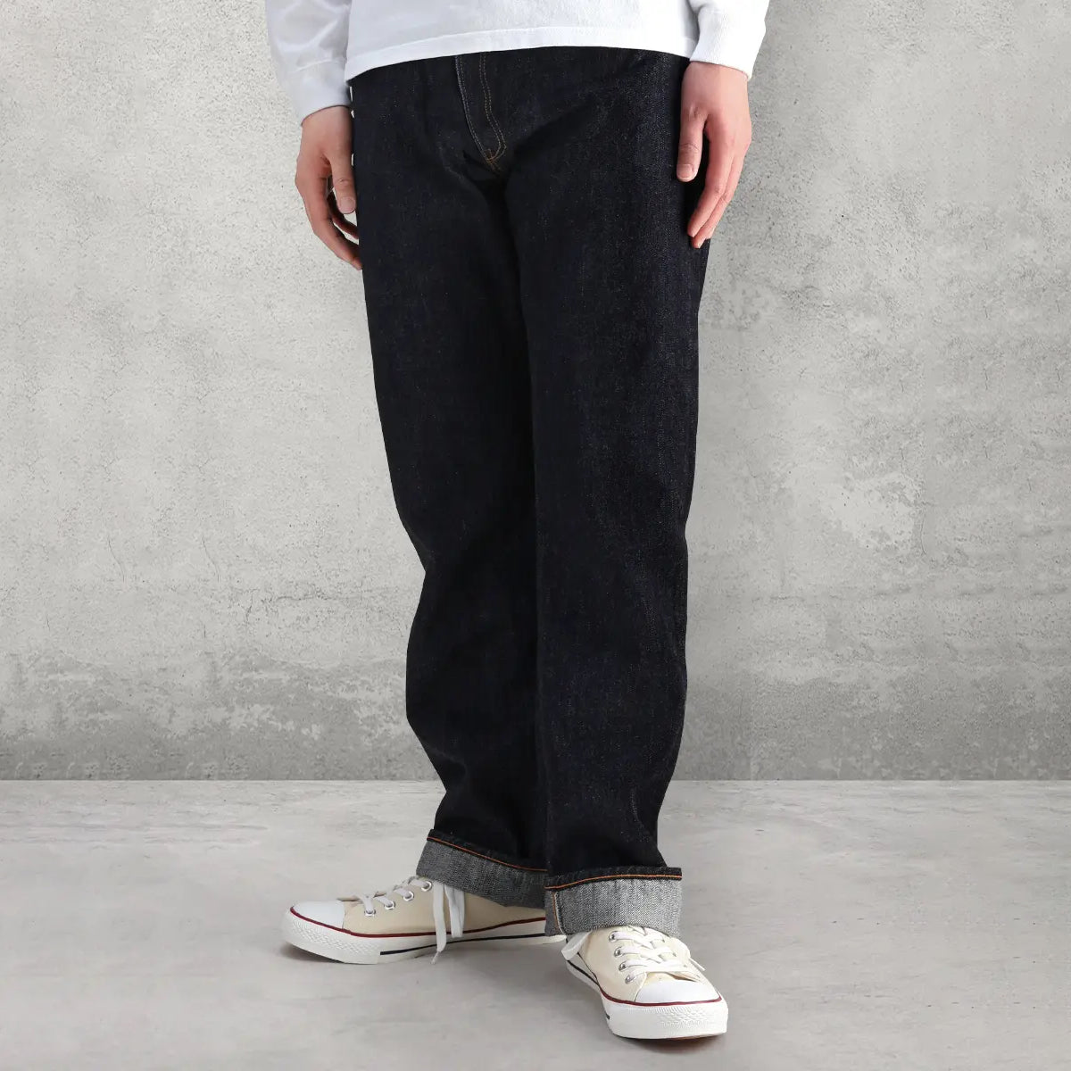 14.5oz ワイドストレート ジーンズ FN-3004