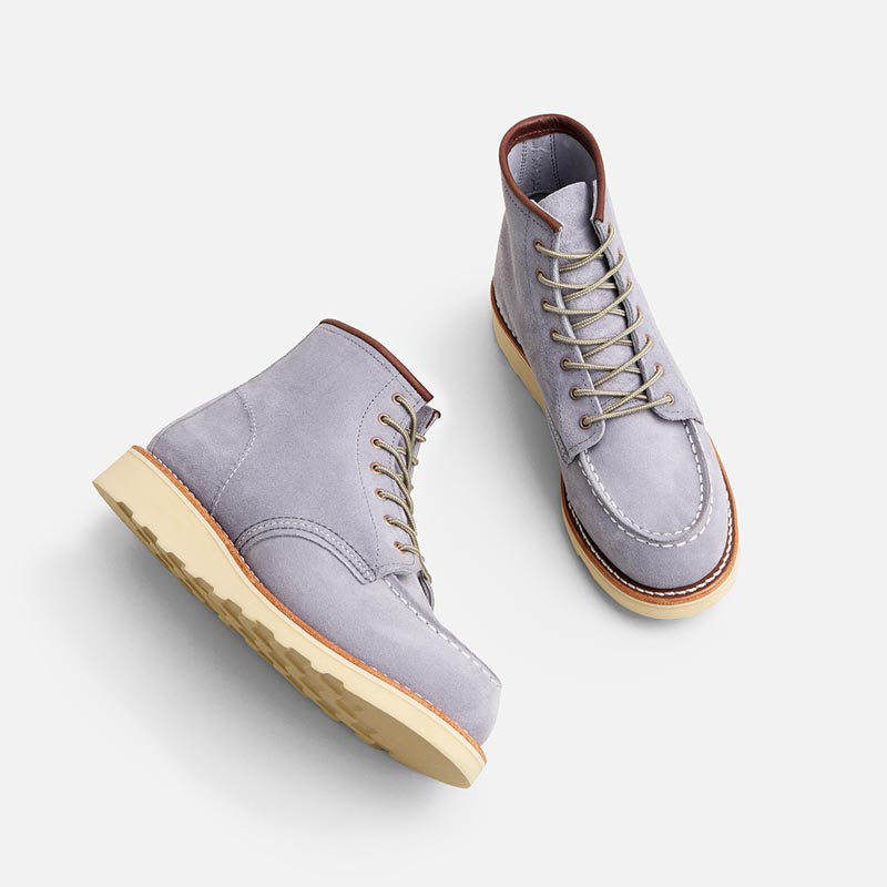 レッドウィング ICON_W STYLE NO.3300 6" Classic Moc 6インチ クラシックモック ダスティラベンダー ラフアウト レディース ブーツ