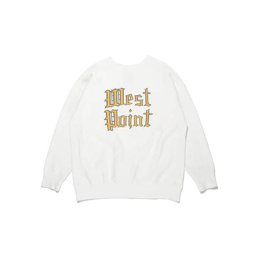 バウワウ BW251-WPLSS WEST POINT LOGO SWEATSHIRT ホワイト メンズ プルオーバー スウェット USMA ミリタリー