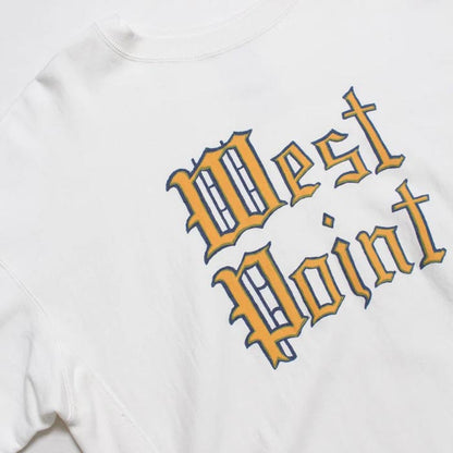 バウワウ BW251-WPLSS WEST POINT LOGO SWEATSHIRT ホワイト メンズ プルオーバー スウェット USMA ミリタリー