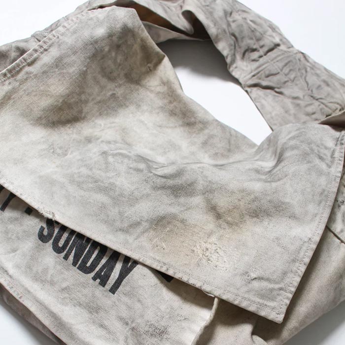 バウワウ BW251-NPB NEWSPAPER BAG ホワイトエイジング メンズ ショルダー バッグ