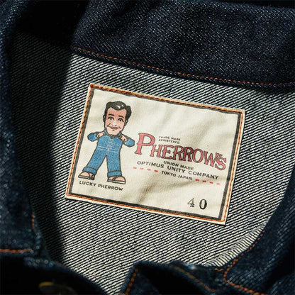 フェローズ 400J デニムジャケット 1stタイプ インディゴ ワンウォッシュ 13.5oz メンズ アウター デニムジャケット