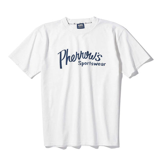 フェローズ 25S-PT1 フェローズ プリントTシャツ ホワイト メンズ 半袖 カットソー ブランドロゴ