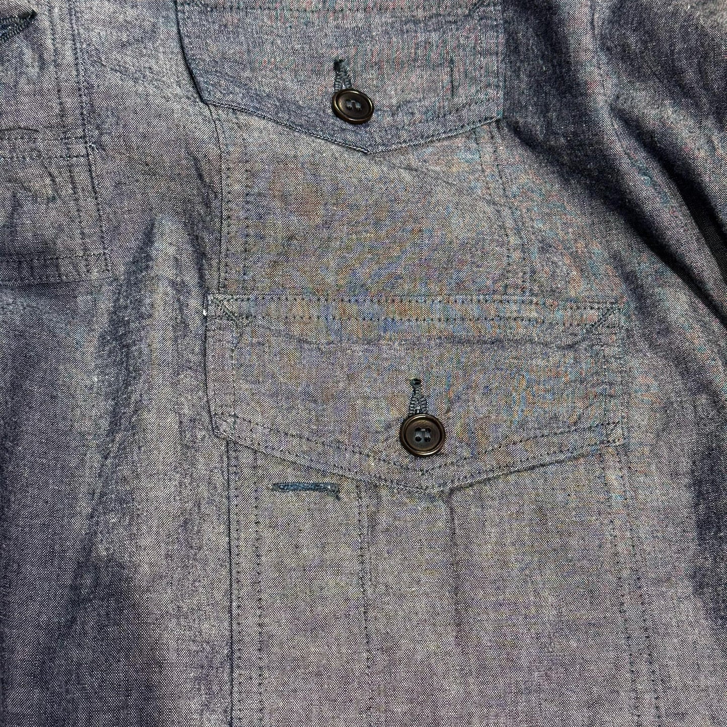 #3127-MC Town & Country Parka : medium weight chambray indigo