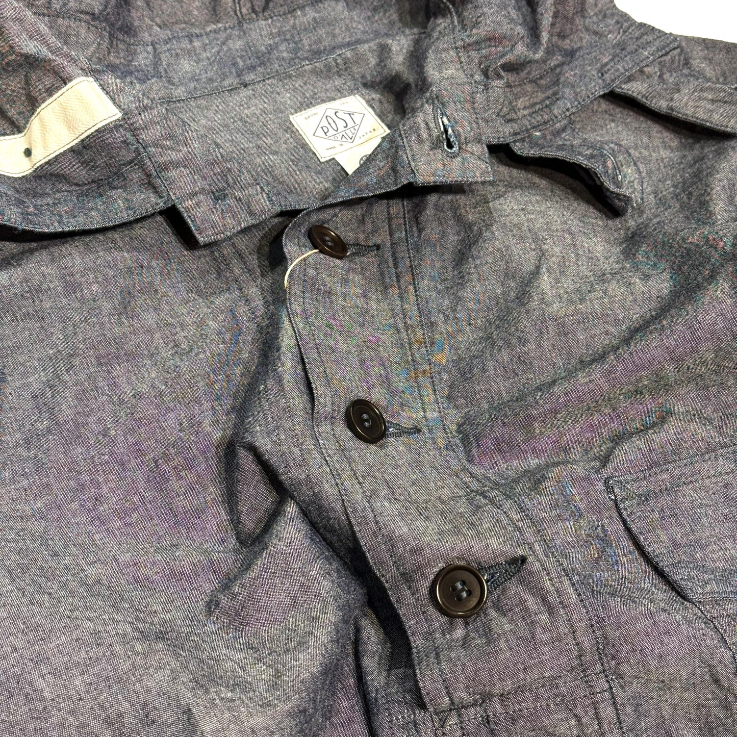 #3127-MC Town & Country Parka : medium weight chambray indigo