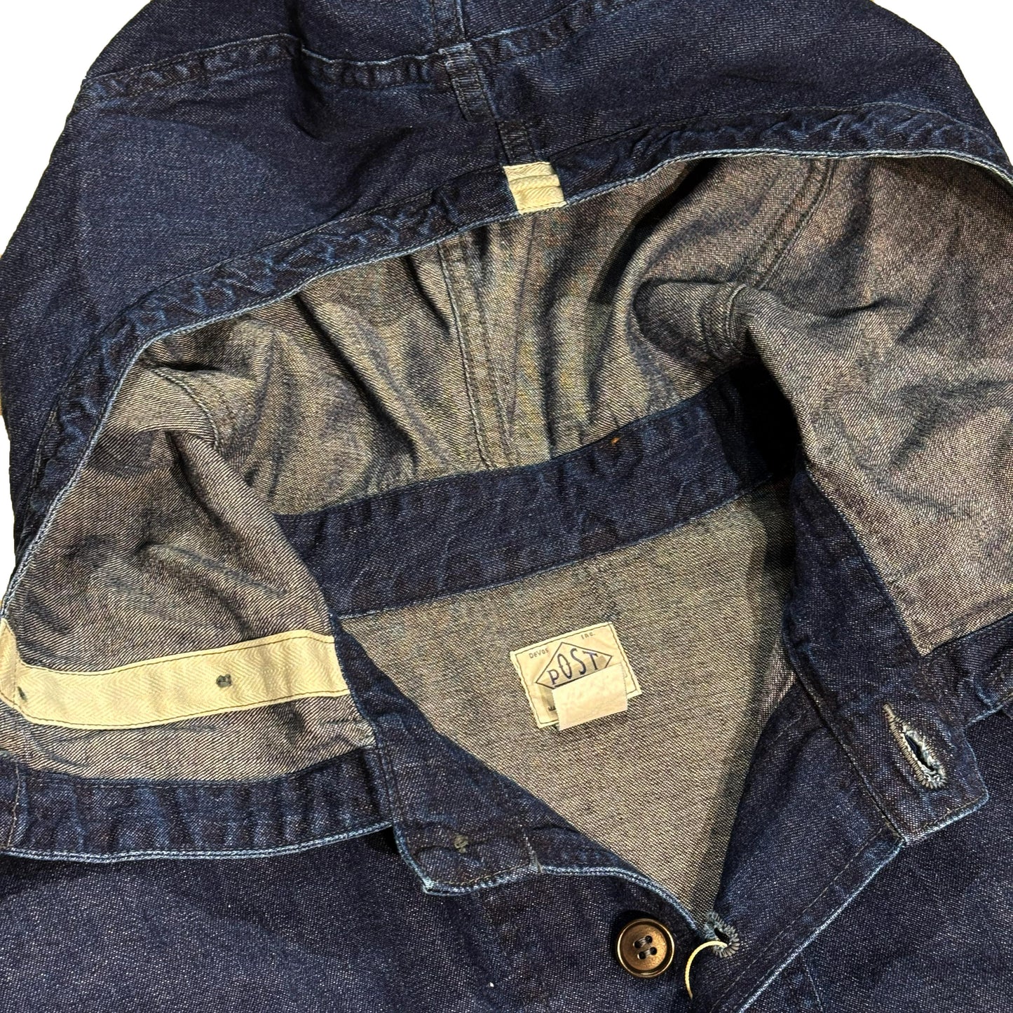 #3127-8DI Town & Country Parka : 8oz. Denim indigo deep wash