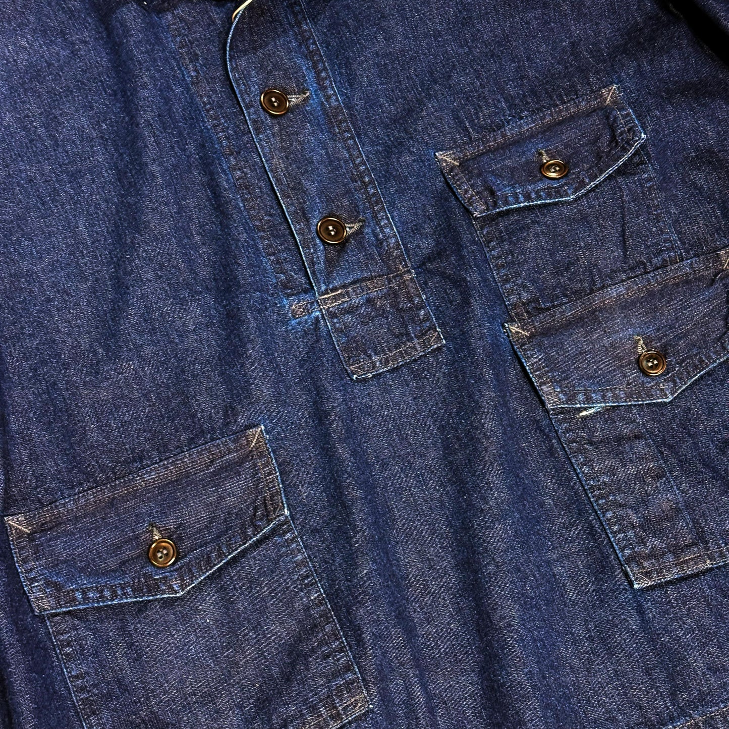 #3127-8DI Town & Country Parka : 8oz. Denim indigo deep wash