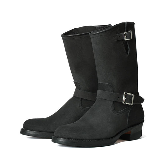 ビルトバック Lot.329 Suede Engineer Boots Black エンジニアブーツ ブラック メンズ