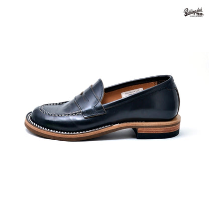 ローリングダブトリオ RDT-BF09 ROOTS C LOAFER コインローファー HORSE BUTT BLA メンズ レザー シューズ
