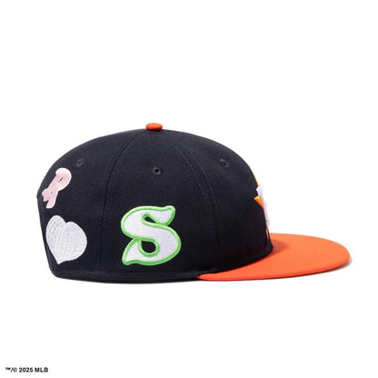 セントマイケル SM-HR8-0000-C48 NE_CAP / ASTROS / NAVY+ORANGE ニューエラ ベースボール キャップ 帽子 ユニセックス