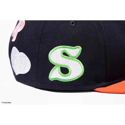 セントマイケル SM-HR8-0000-C48 NE_CAP / ASTROS / NAVY+ORANGE ニューエラ ベースボール キャップ 帽子 ユニセックス