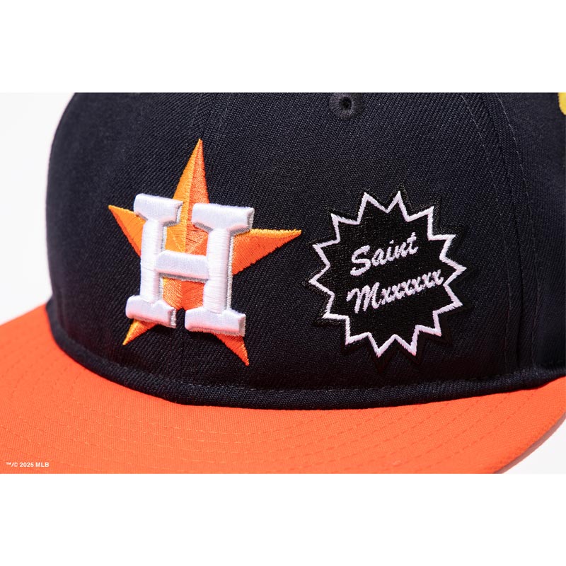 セントマイケル SM-HR8-0000-C48 NE_CAP / ASTROS / NAVY+ORANGE ニューエラ ベースボール キャップ 帽子 ユニセックス