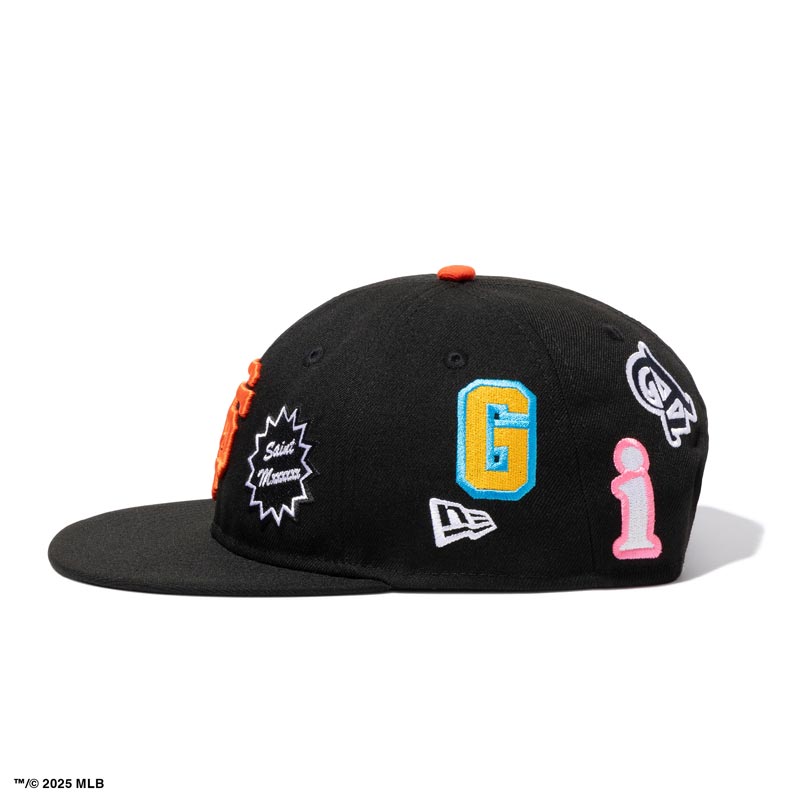 セントマイケル SM-HR8-0000-C49 NE_CAP / GIANTS / BLACK ニューエラ ベースボール キャップ 帽子 ユニセックス